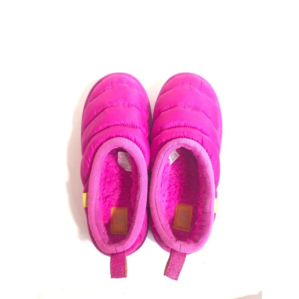 UGG Tasman LTA Puffer Slippers Rock Rose Taffy Pink Womens Size 4 Authentic